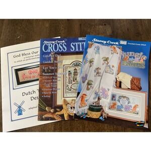 Cross Stitch Pattern Magazines Booklet Stoney Creek Dutch Treat Designs New
